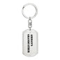 Airman's Grandfather - Luxury Dog Tag Keychain