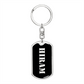Hiram v2 - Luxury Dog Tag Keychain