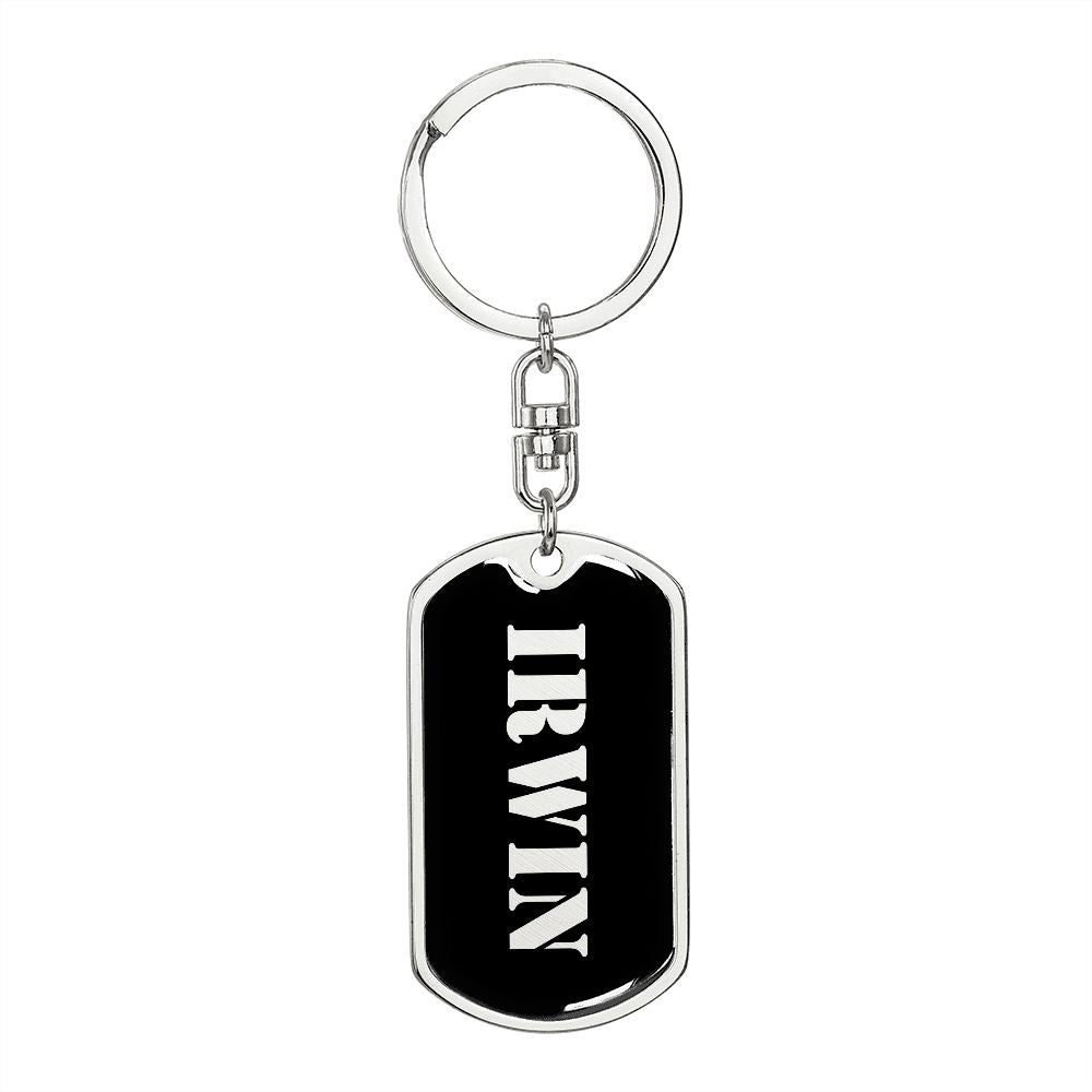 Irwin v2 - Luxury Dog Tag Keychain