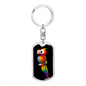 Parrot 01-2 - Luxury Dog Tag Keychain