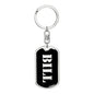Bill v3 - Luxury Dog Tag Keychain