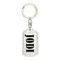 Jodi v01 - Luxury Dog Tag Keychain