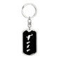 Mama Duck With 3 Ducklings v2 - Luxury Dog Tag Keychain