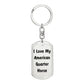 Love My American Quarter Horse - Luxury Dog Tag Keychain