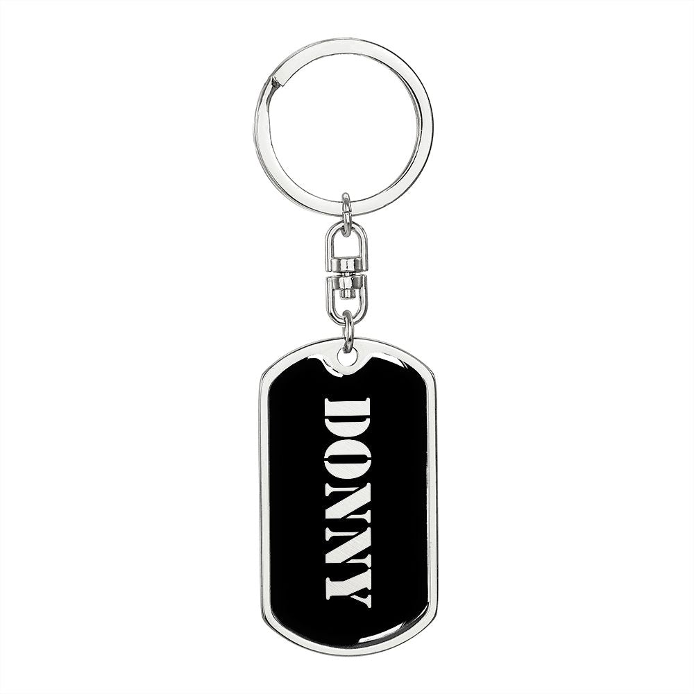 Donny v2 - Luxury Dog Tag Keychain
