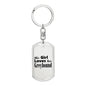 Greyhound - Luxury Dog Tag Keychain