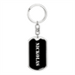 Nickolas v2 - Luxury Dog Tag Keychain