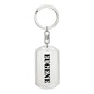 Eugene - Luxury Dog Tag Keychain