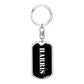 Harris v2 - Luxury Dog Tag Keychain