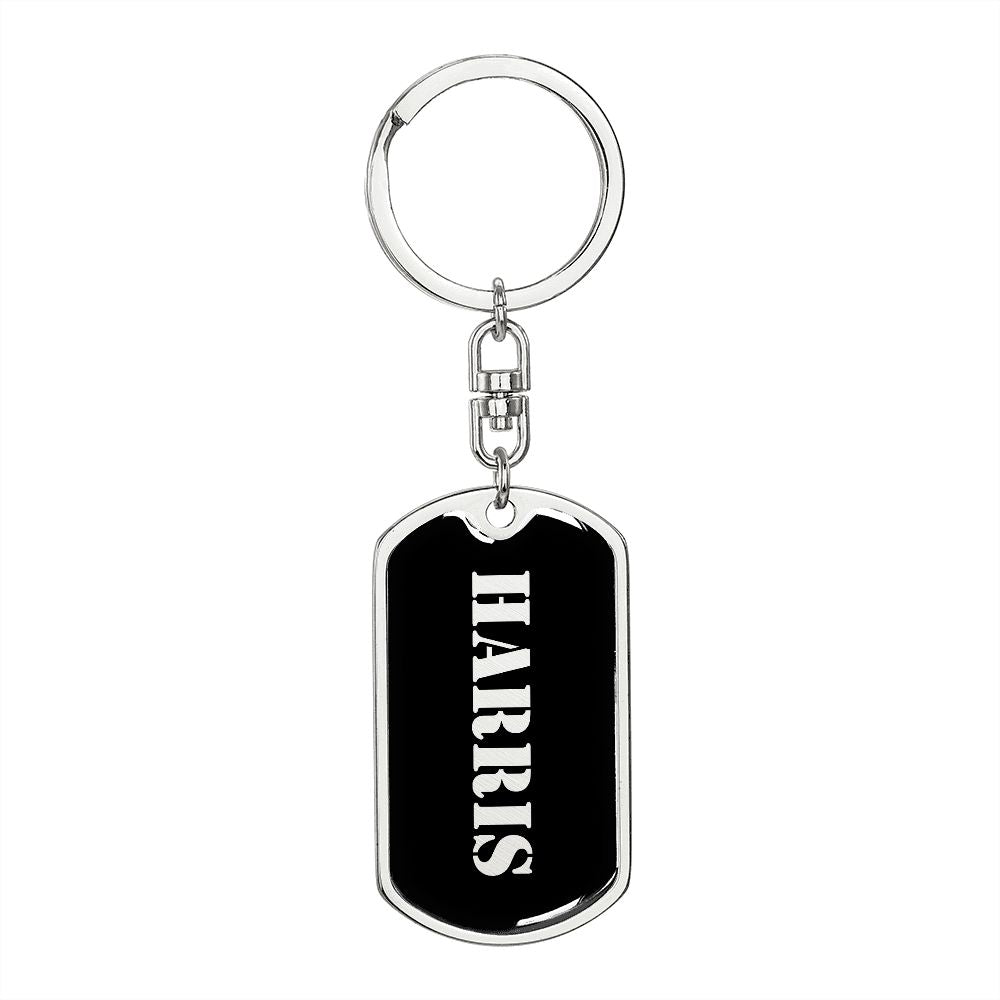 Harris v2 - Luxury Dog Tag Keychain