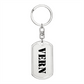 Vern - Luxury Dog Tag Keychain