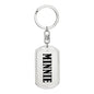 Minnie v01 - Luxury Dog Tag Keychain