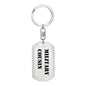 Military Cousin - Luxury Dog Tag Keychain