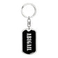 Abigail v02 - Luxury Dog Tag Keychain