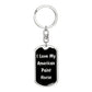 Love My American Paint Horse v2 - Luxury Dog Tag Keychain