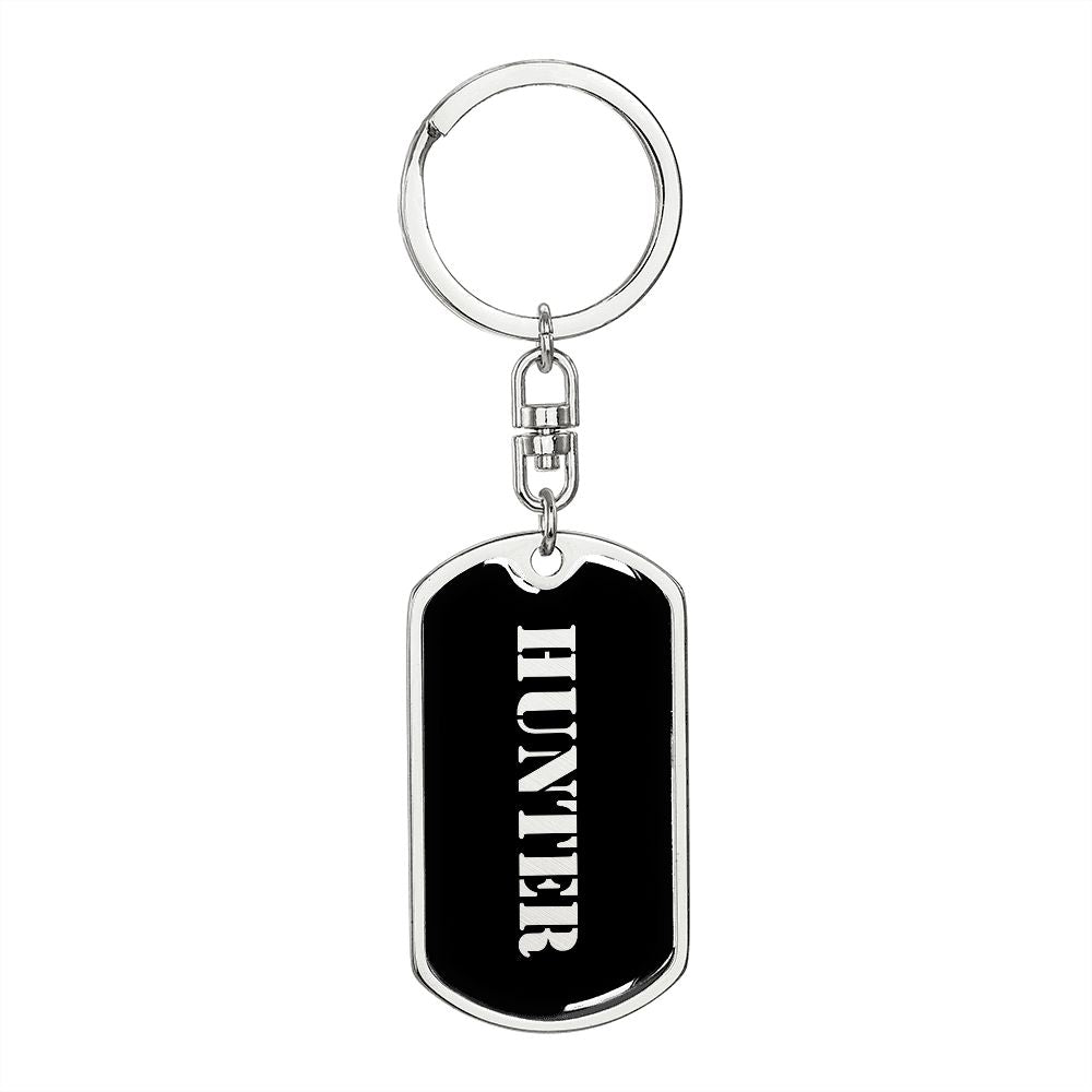Hunter v2 - Luxury Dog Tag Keychain