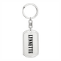 Lynnette v01 - Luxury Dog Tag Keychain