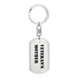 Veteran's Mother - Luxury Dog Tag Keychain