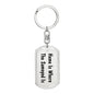 Samoyed's Home - Luxury Dog Tag Keychain