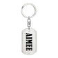 Aimee v01 - Luxury Dog Tag Keychain