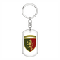 24th Mechanized Brigade (Ukraine) v2 - Luxury Dog Tag Keychain