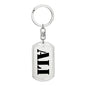Ali - Luxury Dog Tag Keychain