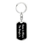 Beagle's Home v2 - Luxury Dog Tag Keychain