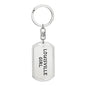 Louisville Girl v4 - Luxury Dog Tag Keychain