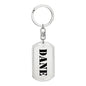 Dane - Luxury Dog Tag Keychain