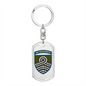 59th Motorized Infantry Brigade (Ukraine) - Luxury Dog Tag Keychain