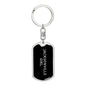 Jacksonville Girl v5 - Luxury Dog Tag Keychain