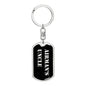 Airman's Uncle v2 - Luxury Dog Tag Keychain