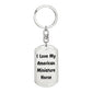 Love My American Miniature Horse - Luxury Dog Tag Keychain