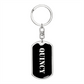 Quincy v2 - Luxury Dog Tag Keychain