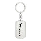 Mama Cat With 4 Kittens - Luxury Dog Tag Keychain