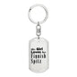 Finnish Spitz - Luxury Dog Tag Keychain