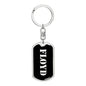 Floyd v3 - Luxury Dog Tag Keychain