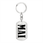 Mai v01 - Luxury Dog Tag Keychain
