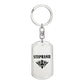 Stephanie v01a - Luxury Dog Tag Keychain