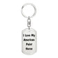 Love My American Paint Horse - Luxury Dog Tag Keychain