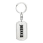 Johnnie v01 - Luxury Dog Tag Keychain