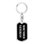 Wounded Veteran v2 - Luxury Dog Tag Keychain