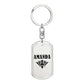 Amanda v01a - Luxury Dog Tag Keychain