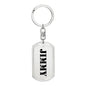 Jimmy - Luxury Dog Tag Keychain