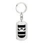 Ed - Luxury Dog Tag Keychain