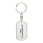 Jacksonville Girl v4 - Luxury Dog Tag Keychain
