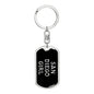San Diego Girl v5 - Luxury Dog Tag Keychain