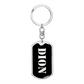 Dion v2 - Luxury Dog Tag Keychain