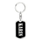 Karin v02 - Luxury Dog Tag Keychain