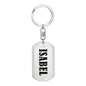 Isabel v01 - Luxury Dog Tag Keychain